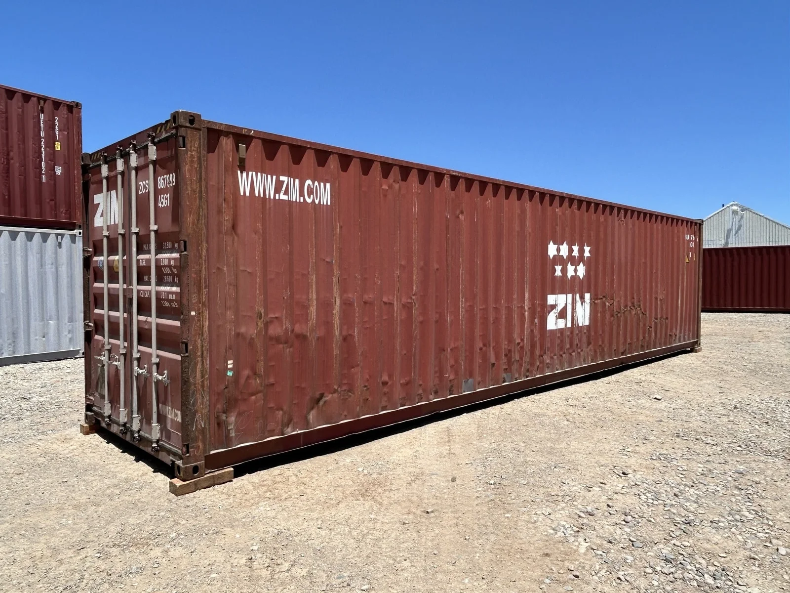 40x8 foot high capacity container for large operations