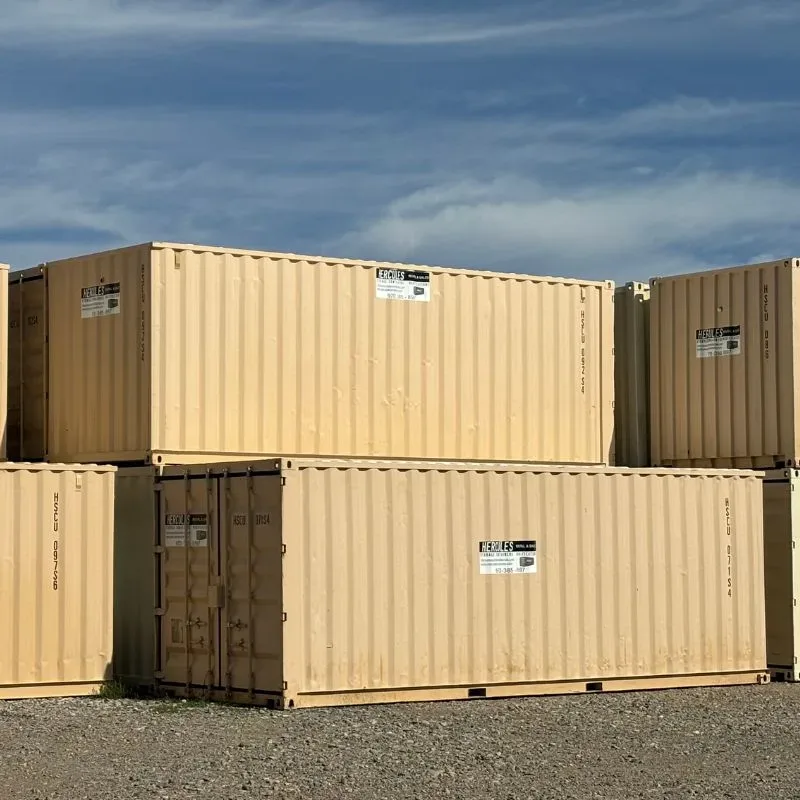 Container modification project with custom door