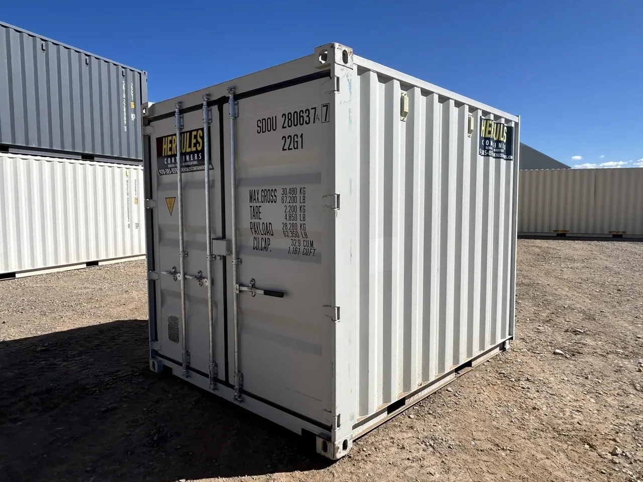 10-foot compact storage container